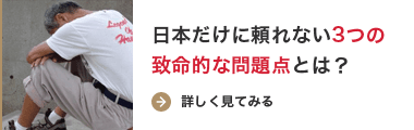 日本だけに頼れない3つの致命的な問題点とは？